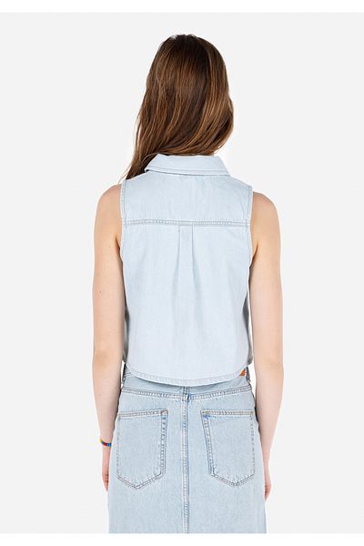 Colin's Regular Fit Women's Blue Vest