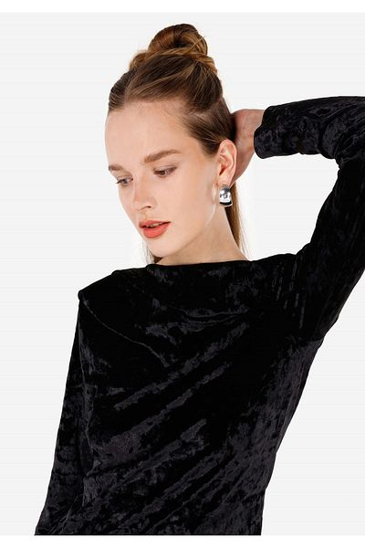 Colin's U.Sleeve Black Women's T-Shirt