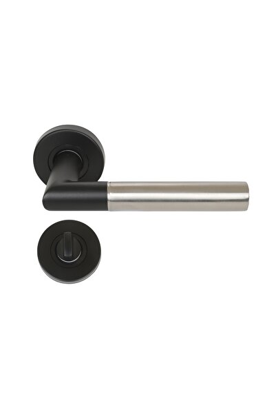 Store Vega Black Satin Wc Type Stainless Door Handle