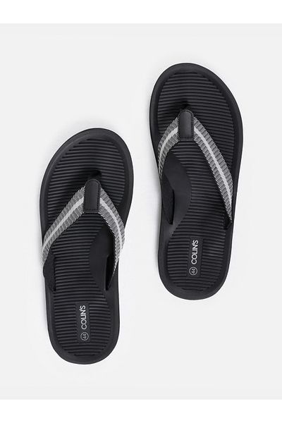 Colin's Men's Black Slippers