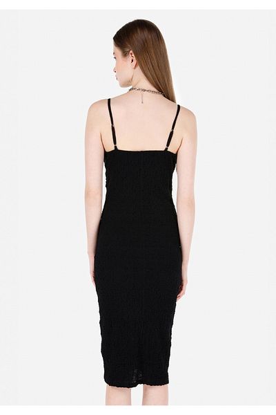 Colin's Slim Fit Straight Women's Black Short Sleeve Dress