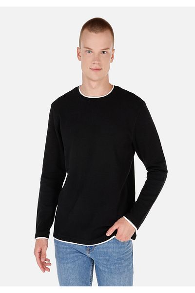 Colin's Men's Black T-Shirt - U. Sleeve