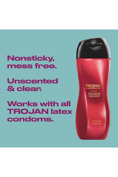 Trojan Arouses & Releases Personal Lubricant, 3 oz.