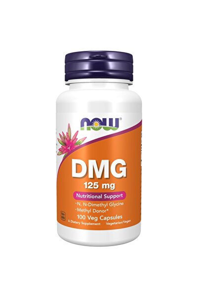 Now Foods Supplements, DMG (N-Dimethyl Glycine) 125 mg, Nutritional Support, 100 Veg Capsules