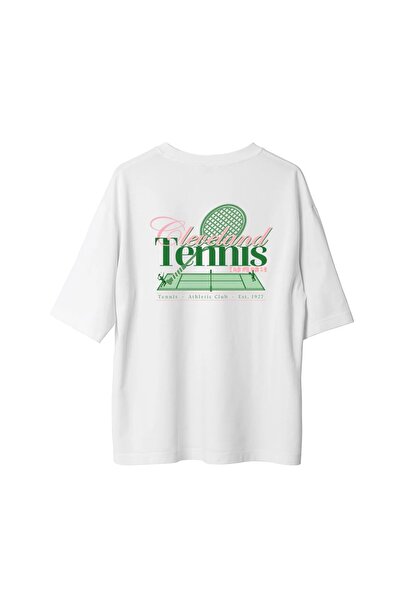 SVART WEAR Tricou Tenis Club cu imprimeu supradimensionat Unisex tricou
