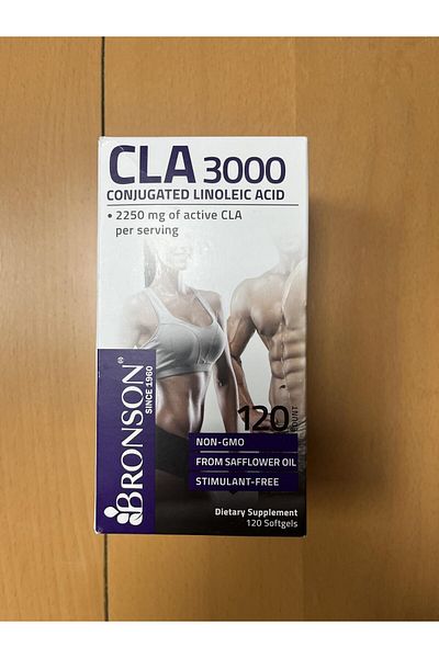 Bronson CLA 3000 Extra High Potency for Weight Management & Lean Muscle, Non-Stimulating, 120 Softgels