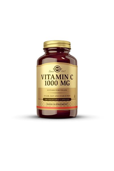 Solgar Vitamin C 1000 mg, 100 Capsules - Antioxidant, Immune Support, Vegan, Non-GMO, Gluten Free