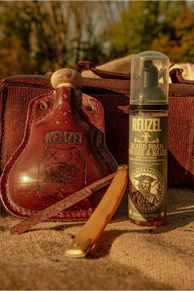 Reuzel Beard Foam, Reduces Beardruff And Itchy Skin, 2.36 Oz