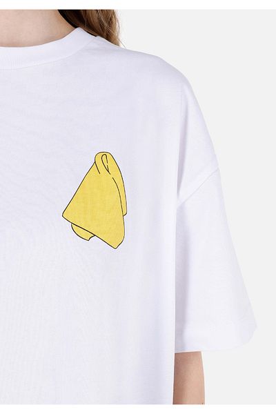 Colin's Tricou alb unisex cu slogan Lilseb