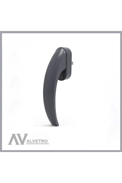 ALVETROİNTİNİ شرفة زجاجية صوتية ومقبض Pimapen ANTRESIT