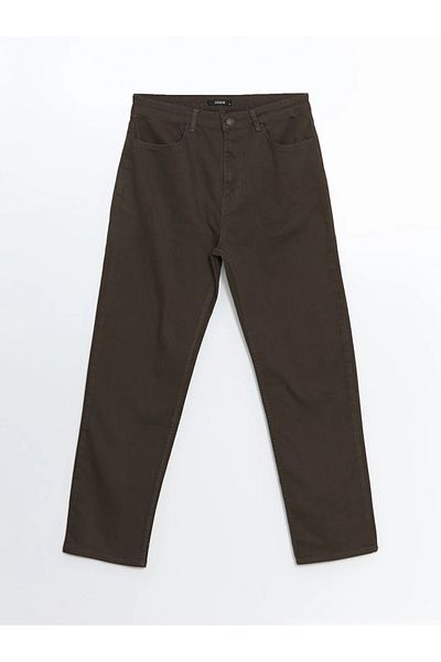 LC Waikiki Ανδρικό παντελόνι XSIDE Green Standard Fit Gabardine