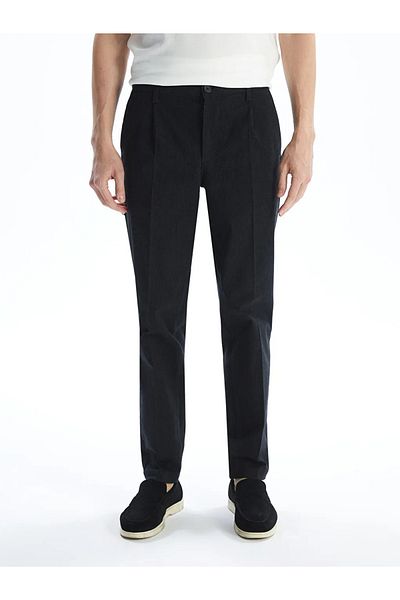 LC Waikiki Ανδρικό παντελόνι LCW Vision Black Standard Mold