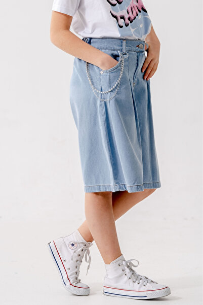 GİYİCEM TEKSTİL Kız Çocuk Pileli Şort 2864