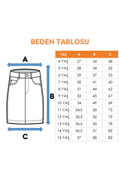 GİYİCEM TEKSTİL Спідниця плісе для дівчинки з льону 2957