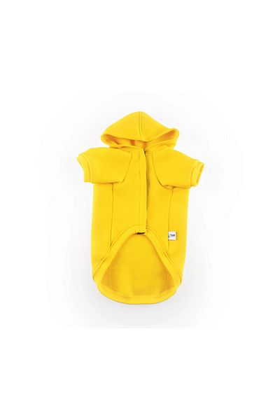 JesPawty Yellow Hooded Dog Outfit