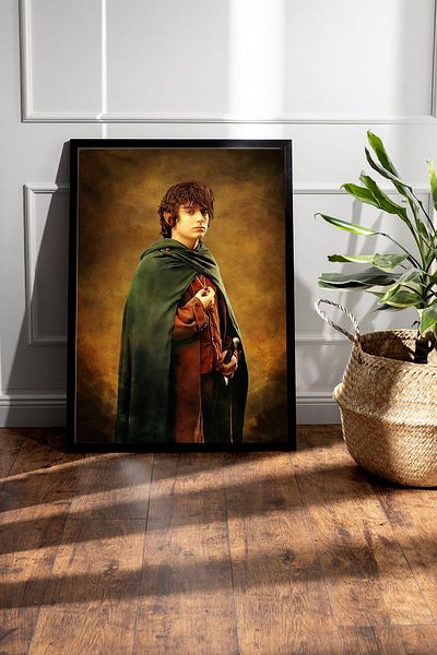 Saturn Stăpâna Inelelor Frodo Pictură înrămare - Pictură poster film