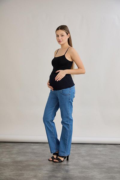 LİYACA Blugi de maternitate din Lycra
