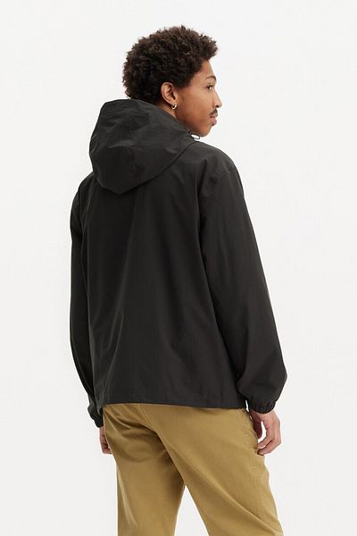 Levi's Дамско яке с качулка Levis - JET BLACK - Прибиращо се яке за дъжд
