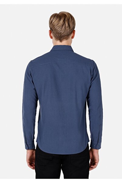 Colin's Cămașă albastră pentru bărbați U.kol