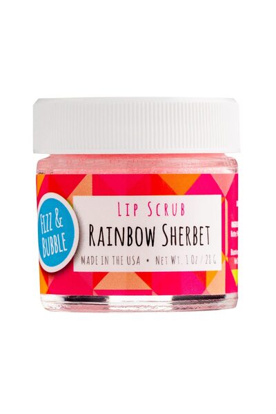 Fızza Silver مقشر الشفاه الفاخر لتقشير وترطيب وإصلاح شفتيك (شربات قوس قزح)