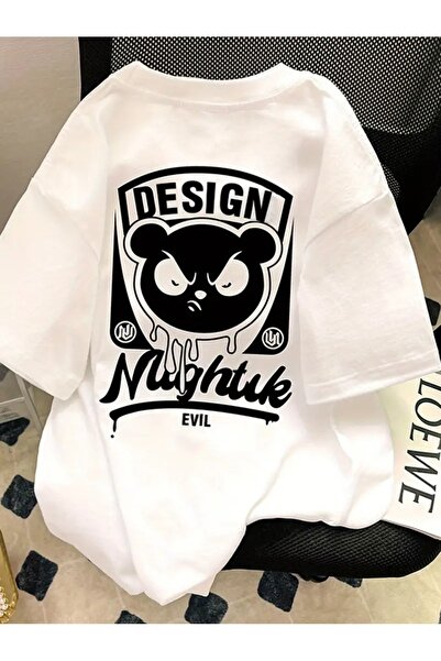 Massgai Unisex dizajn Štampano Oversize kroj 100% pamuk T-shirt