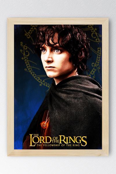 Saturn Lord of the Rings Frodo Framed Picture - Movie Poster Art Print