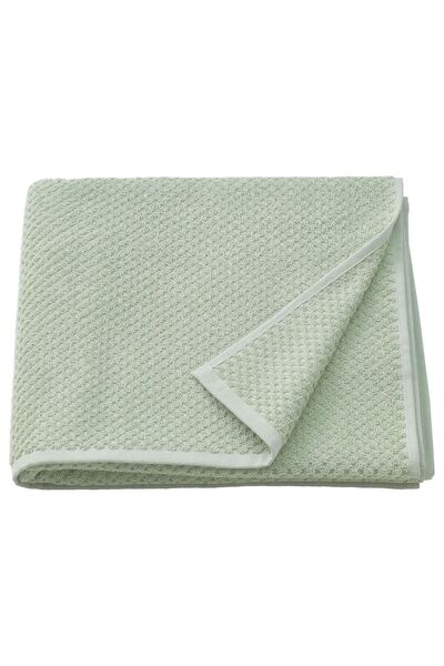 IKEA Prosop de baie GULVIAL, gri-verde pal, 70x140 cm