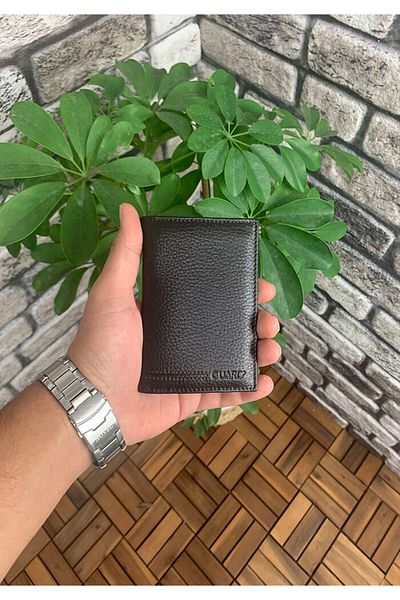 GUARD Brown Genuine Leather License Holder Men's / Women's P1002
