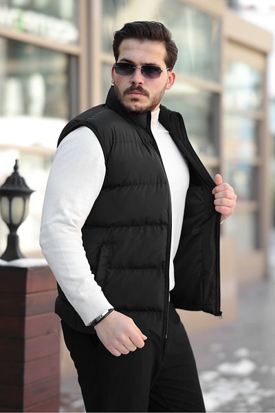 Last fashion Нов сезон мъжка жилетка тип пух 2025г