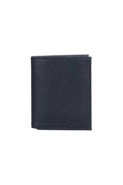 GUARD Goldies Navy Blue Genuine Leather Men's Wallet P49