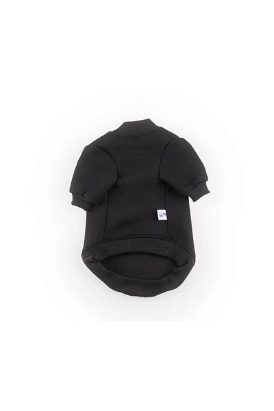 JesPawty Black Sweatshirt Dog Outfit