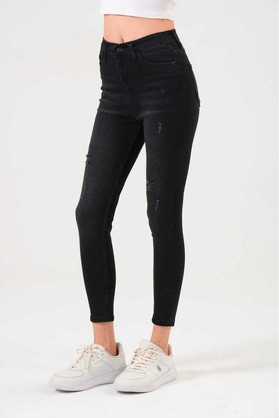 geenz manifacture Pantaloni de alergare super skinny pentru femei cu talie înaltă, picior îngust, Power Lycra, cu laser