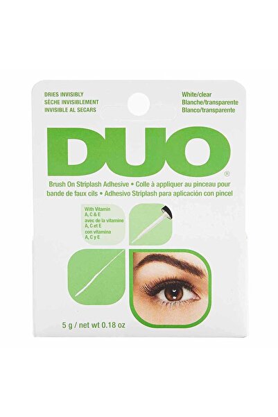 Duo لاصق الرموش بالفرشاة مع فيتامينات أ، ج، هـ، شفاف، 0.18 أونصة، عبوة واحدة