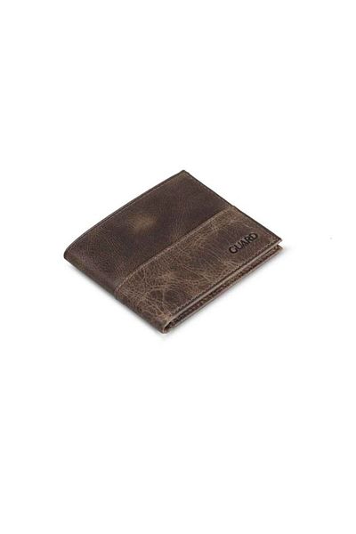 GUARD Antique Brown Classic Leather Men's Wallet P883