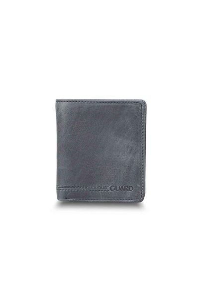 GUARD Black Tiguan Crazy Minimal Sport Genuine Leather Men's Wallet P705