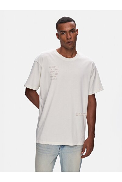 Ltb O-Neck Short Sleeve Relaxed Lilac T-Shirt