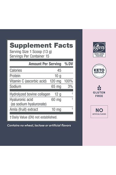 Neocell Super Collagen Plus with Vitamin C & Hyaluronic Acid, Skin, Hair & Nails Support, 6.9 oz