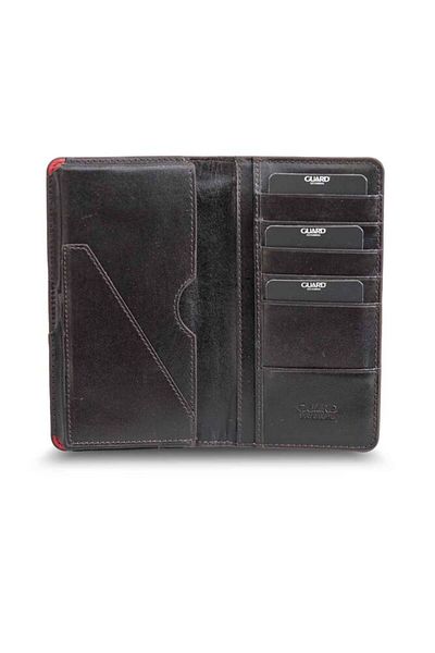GUARD Unisex Credit Card Scene - Texas Print Genuine Leather Wallet P1420