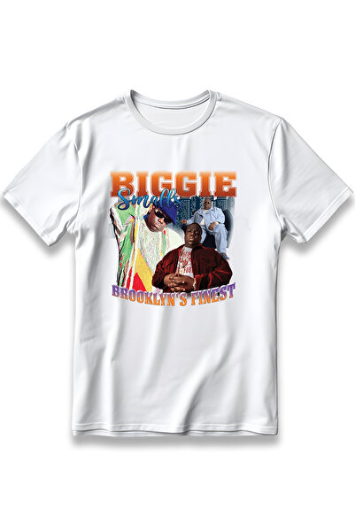 EZG Business Tricou unisex supradimensionat Biggie Smalls, 100% bumbac, trico...