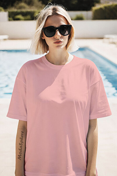 ModaSphere BASKISIZ SADE BİSİKLET YAKA KISA KOLLU UNISEX TİŞÖRT