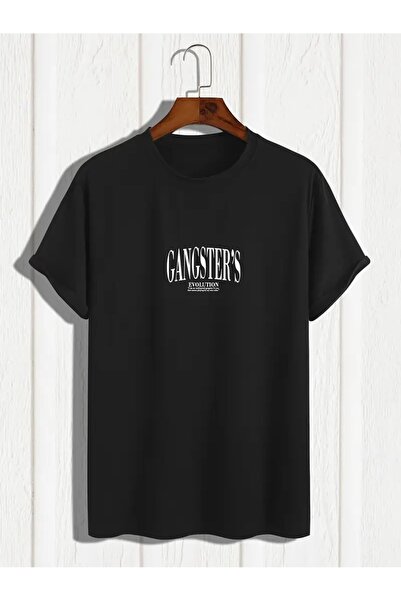 Machetta Μπλουζάκι Unisex Gangsters Printed Oversize 100% βαμβάκι