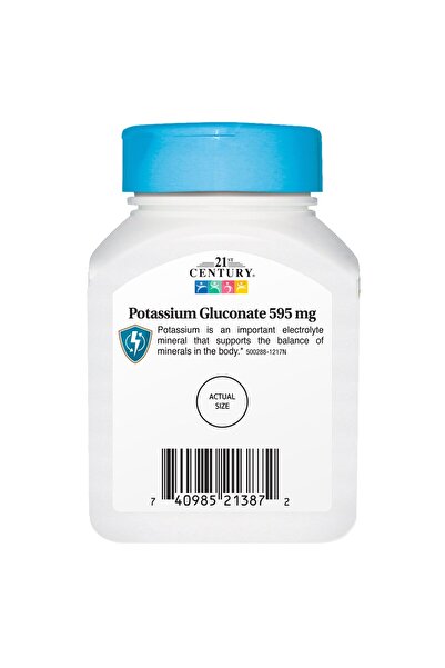 21st Century Potassium 595 mg Tablets, 110-Count