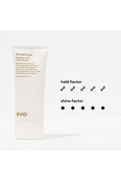 Evo Gangsta Grip Bonding Resin - جل تصفيف قوي - لمعان وتحكم في التصفيف - 200 مل