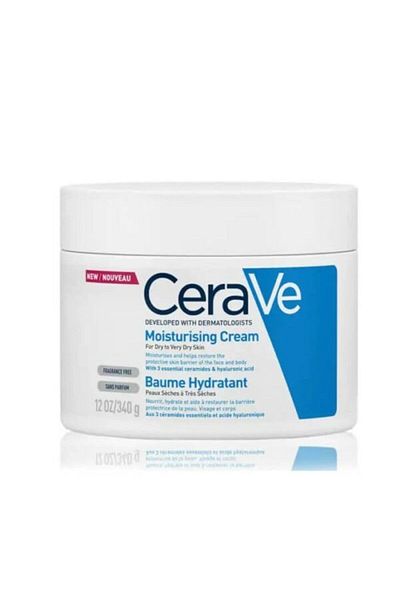 CeraVe Moisturizing Cream | 12 oz | Daily Face & Body Moisturizer for Dry Skin