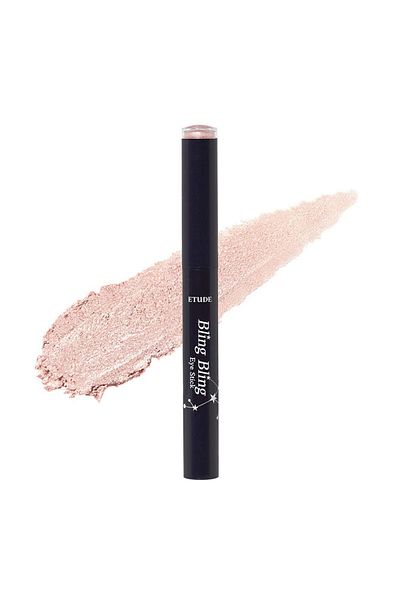 ETUDE Bling Bling Eye Stick #15 Peach Swan Star | Long-Lasting Creamy Eye Shadow with Glow