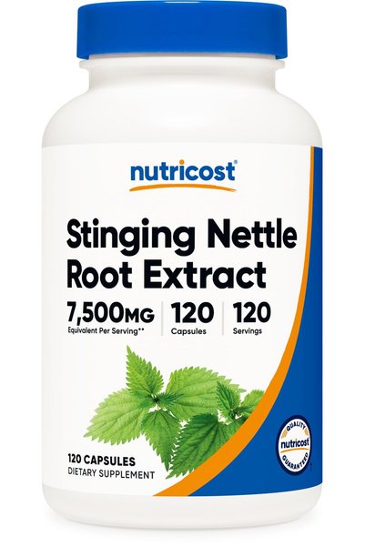 Nutricost Stinging Nettle Root Extract 7500mg, 120 Caps (10:1 Extract) - Vege...