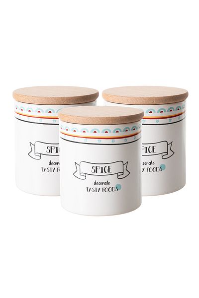 Mudo Home Colmar Jar Set 345ml- 3 Pieces