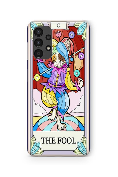 Multitronic حافظة شفافة مطبوعة بتصميم The Fool متوافقة مع هاتف Samsung Galaxy...