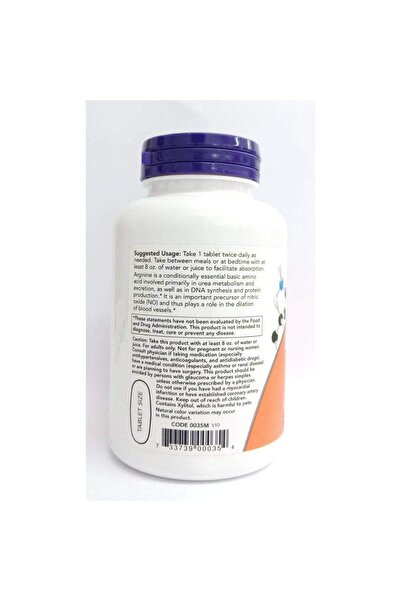 Now Foods L-Arginine 1000 mg - 120 Tabs 6 Pack