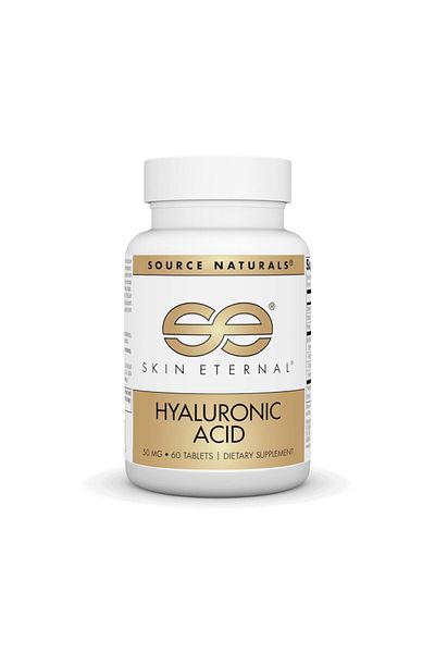 source naturals Skin Eternal Hyaluronic Acid, 50mg - 60 Tablets